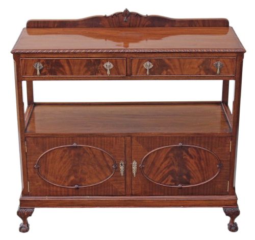 Georgian Revival Mahogany Dumb Waiter Buffet
