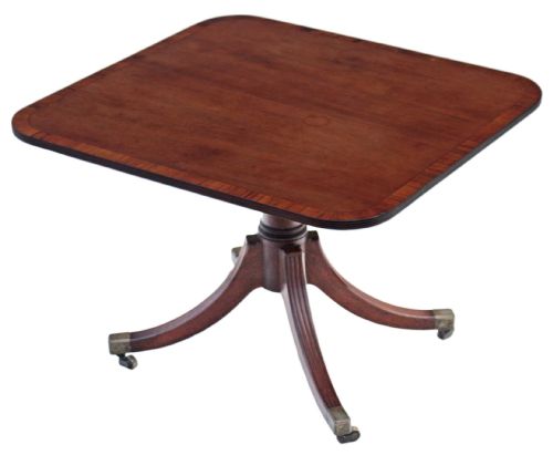 Regency Tilt Top Mahogany Loo Breakfast Table