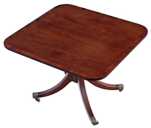 fig 1. Regency tilt top mahogany loo breakfast table