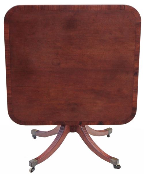 fig 2. Regency tilt top mahogany loo breakfast table