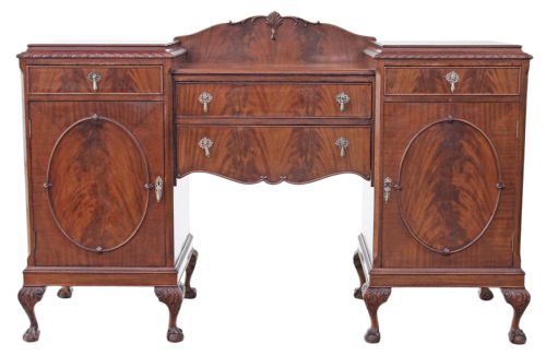 fig 2. Georgian Revival mahogany chiffonier sideboard