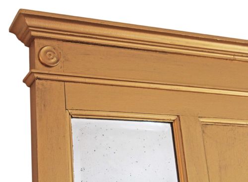 fig 1. Large Victorian 19th Century overmantle mirror