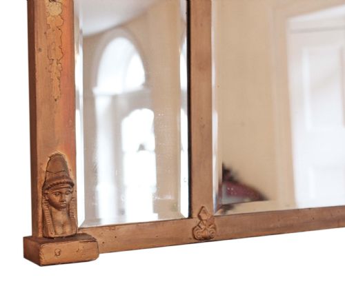 fig 2. Large Regency 19th Century overmantle mirror
