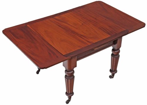 Victorian 19th Century Mahogany Extending Dining Table 5'