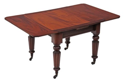 fig 1. Victorian 19th Century mahogany extending dining table 5'
