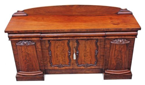 fig 1. Large 19th Century William IV mahogany sideboard
