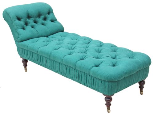 Victorian Chaise Longue Sofa Day Bed Mahogany