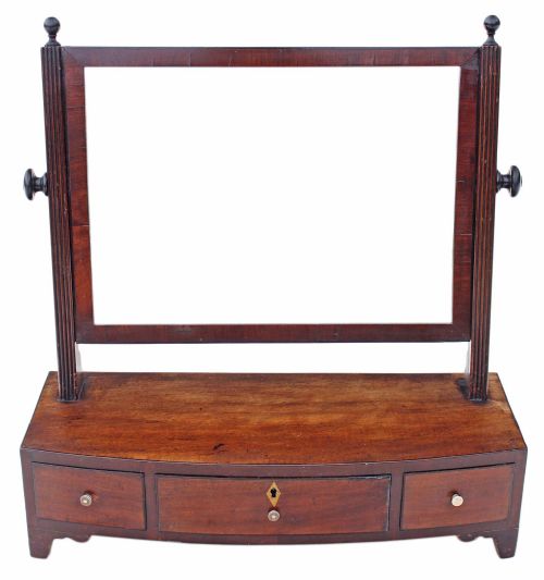 Georgian Mahogany Dressing Table Swing Mirror