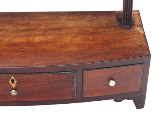 fig 1. Georgian mahogany dressing table swing mirror