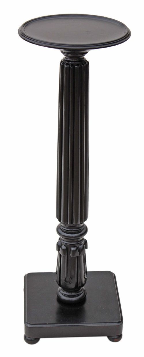 fig 1. Victorian mahogany torchiere jardiniere plant stand