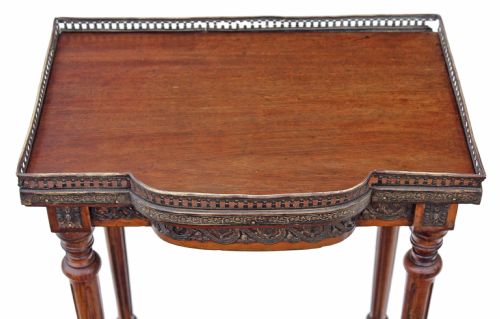 fig 2. Victorian walnut ormolu side table etagere