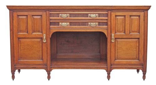 fig 1. Large Victorian walnut chiffonier sideboard