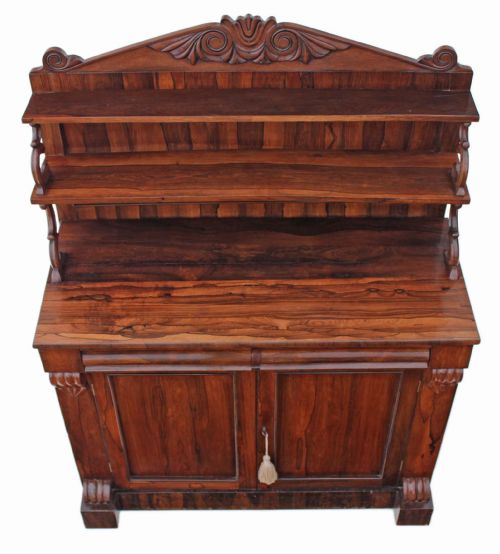 fig 1. Regency rosewood chiffonier sideboard