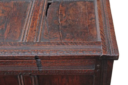 fig 2. Georgian oak mule chest coffer ottoman