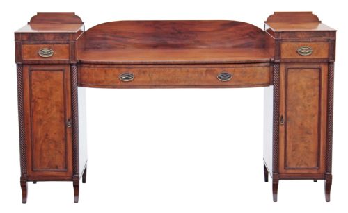 fig 1. Georgian mahogany sideboard chiffonier