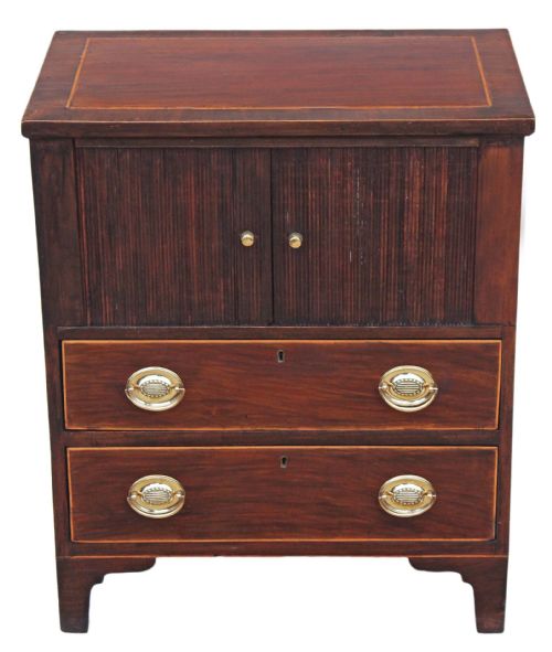 Edwardian Mahogany Chest of Drawers Bedside Cabinet