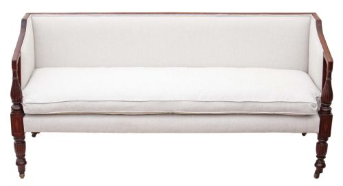 fig 1. Georgian mahogany sofa chaise longue