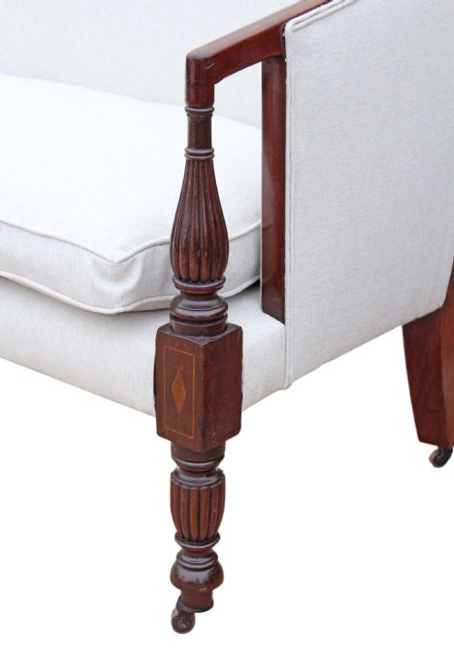 fig 2. Georgian mahogany sofa chaise longue