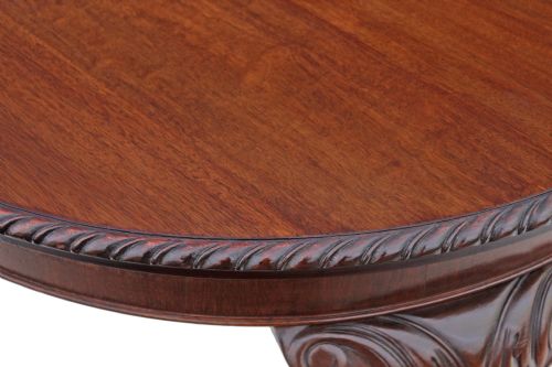 fig 2. 3 leaf mahogany extending dining table 11'5