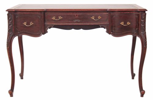 fig 1. Victorian mahogany writing desk dressing table