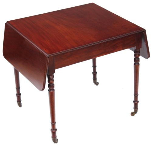 fig 1. Georgian mahogany folding sofa pembroke table