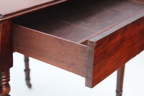 fig 2. Georgian mahogany folding sofa pembroke table