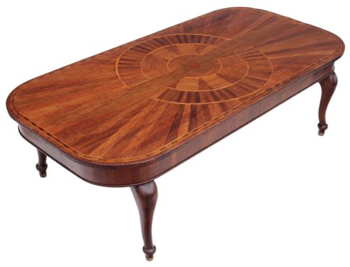 One Off Large Early Aviation Campaign Dining Table 8'