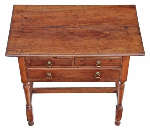 fig 1. Georgian fruitwood walnut lowboy table