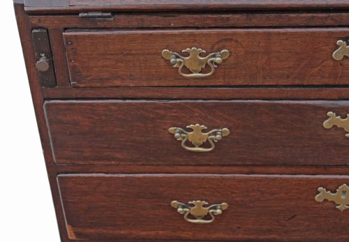 fig 1. Georgian oak bureau desk