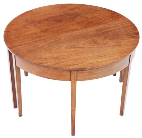 fig 1. Pair of Georgian light mahogany console side dining tables