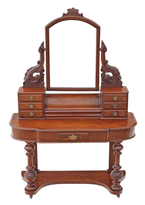 fig 1. Victorian walnut Duchess dressing table