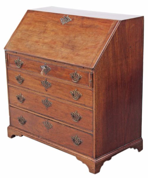 Georgian Mahogany Bureau Desk