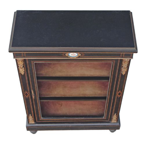 fig 1. Victorian aesthetic glazed pier display cabinet