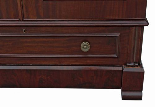 fig 1. William IV mahogany armoire wardrobe