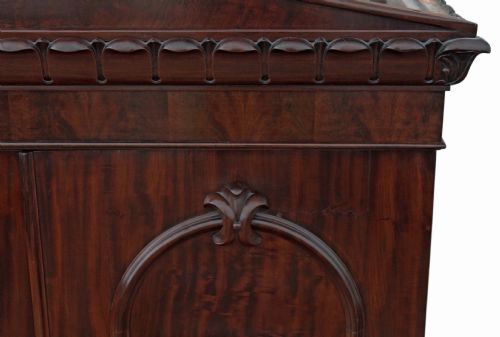 fig 3. William IV mahogany armoire wardrobe