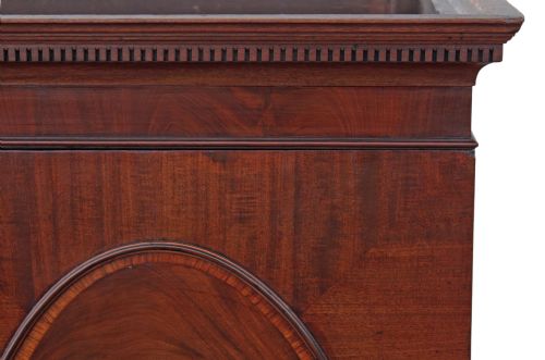 fig 1. Georgian Hepplewhite mahogany armoire wardrobe