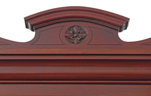 fig 1. Victorian mahogany glazed display cabinet bookcase
