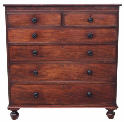 Regency Flame Mahogany Chest of Drawers