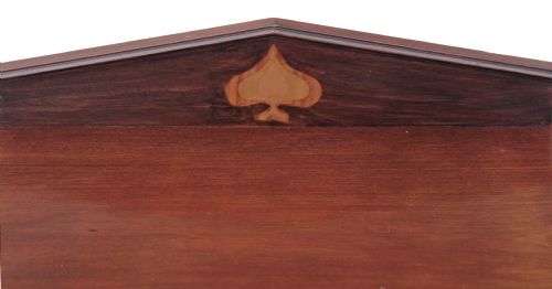 fig 2. Art Nouveau inlaid mahogany glazed display cabinet