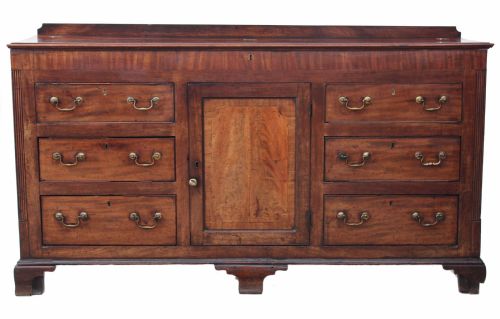 Georgian Mahogany Lancashire Mule Chest Sideboard