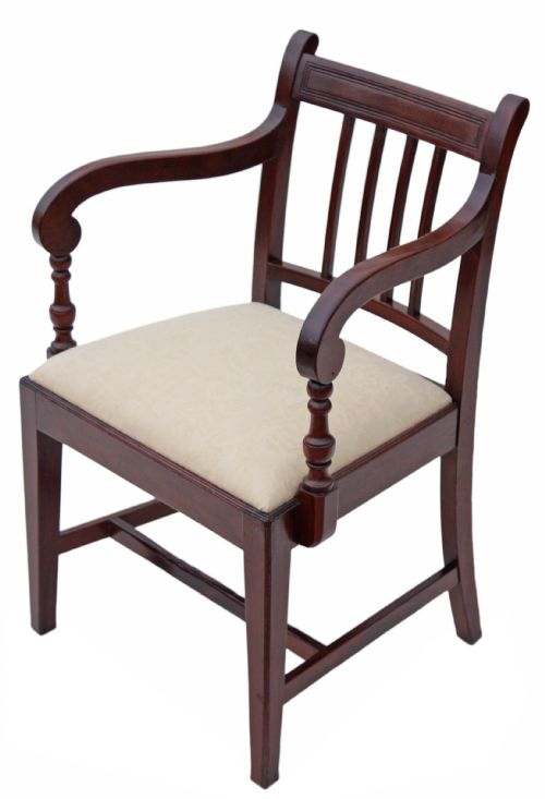 fig 2. Set of 8 Georgian mahogany dining chairs