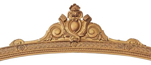 fig 1. Victorian gilt overmantle wall mirror