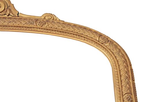 fig 2. Victorian gilt overmantle wall mirror