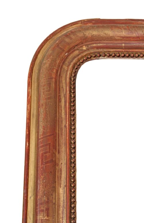 fig 1. Victorian overmantle wall gilt mirror