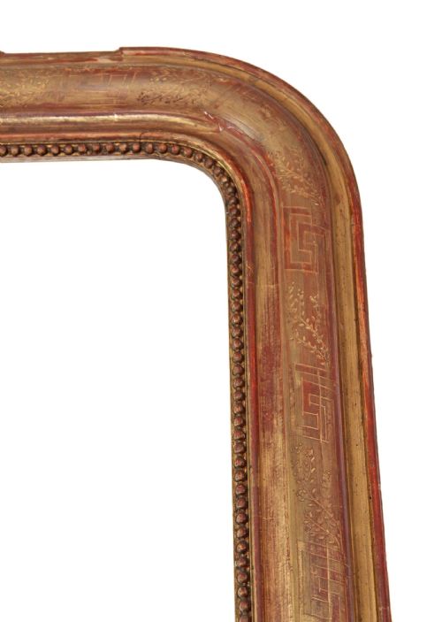 fig 2. Victorian overmantle wall gilt mirror