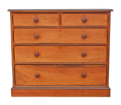 fig 1. Late Victorian Aesthetic ash chest of drawers