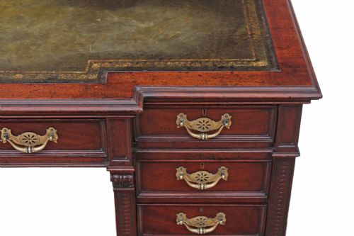fig 2. Victorian mahogany Dickens desk