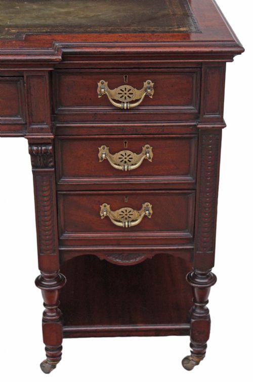 fig 3. Victorian mahogany Dickens desk