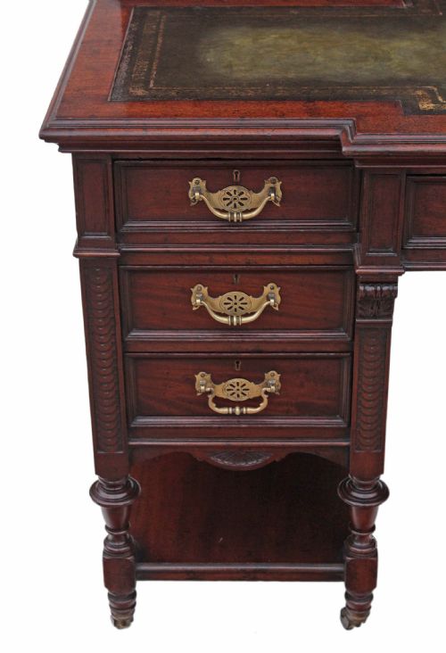 fig 4. Victorian mahogany Dickens desk