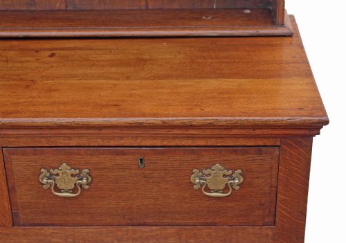 fig 3. Georgian crossbanded oak dresser sideboard